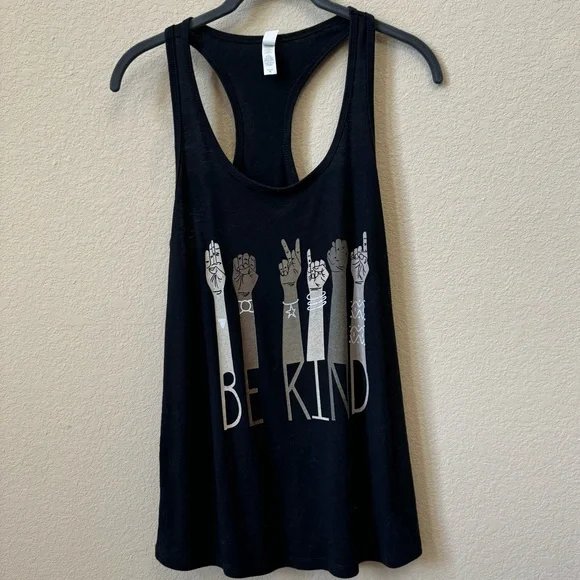 “Be Kind” Racerback Tank Top - Picture 3 of 6